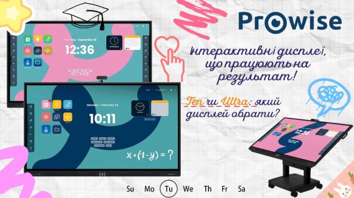 Prowise це майбутнє освіти: як і чому інтерактивні дисплеї змінюють клас.