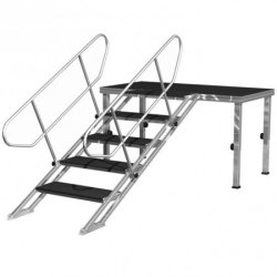 Ступени, перила для подиумов