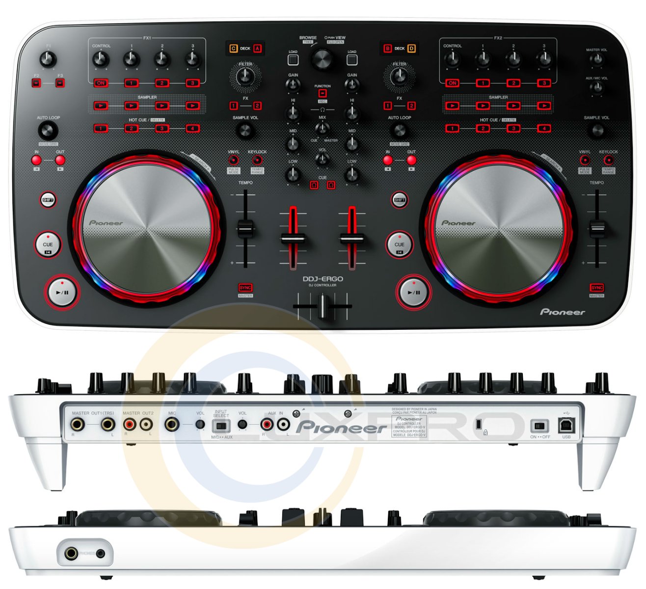 Контроллер DDJ-ERGO-V Pioneer LUX-100232 - купить по лучшим