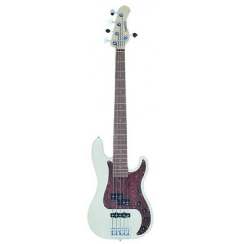 Бас-гитара MetroLine 21-Fret Hybrid P/J Bass, Alder, 5-String (Solid Olympic White High Polish)