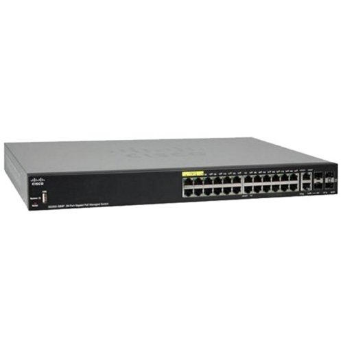 Комутатор мережевий SB SG300-28MP 28-port Gigabit Max-PoE Managed Switch