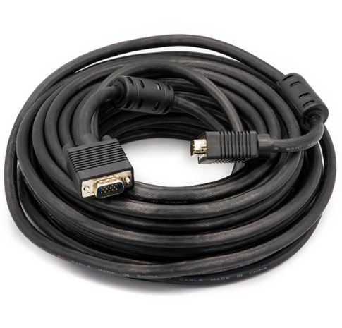 Кабель VGA-VGA, 15м, Double ferrites