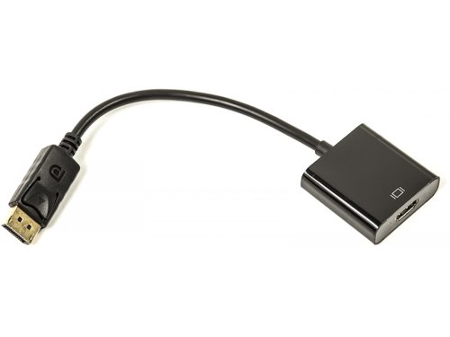 Кабель HDMI - DisplayPort, 0.15м чорний
