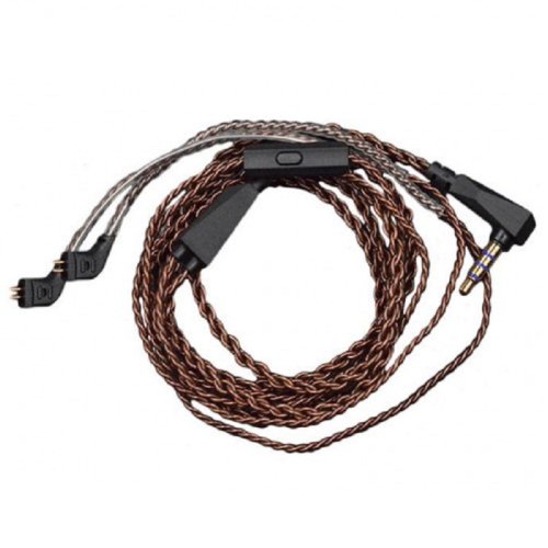 Кабель для наушников Original Brown Mic cable (C) for ZS10 pro, ZSN