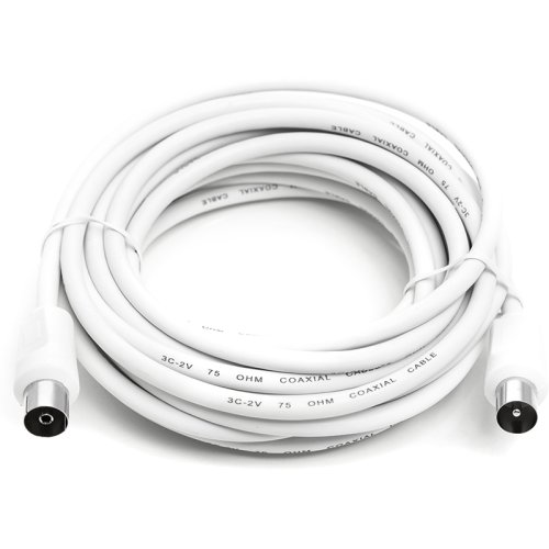 Кабель AV 75 Ом, white 1 м