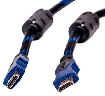 Кабель HDMI - HDMI, 3м, 1.4V, Nylon, Double ferrites