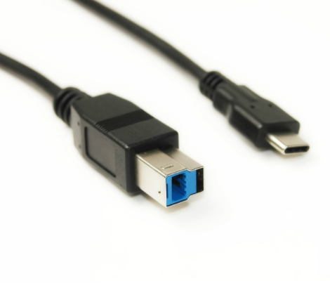 Кабель USB 3.0 Type-C – BM, 1.5м черный