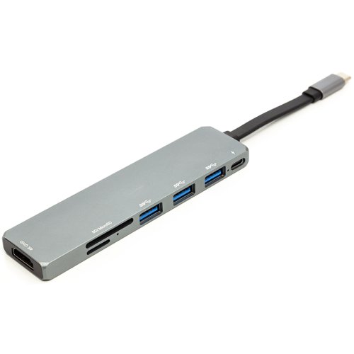 Переходник USB 3.1 Type-C - USB Hub, HDMI, Card Reader (SD, micro SD)