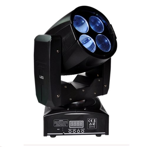 Светодиодная LED голова PR-M0410ZN 4x10W LED bean moving head with lens rotation LED Display