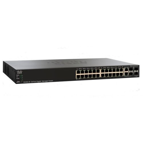 Комутатор мережевий SG350-28SFP 28-port Gigabit Managed SFP Switch