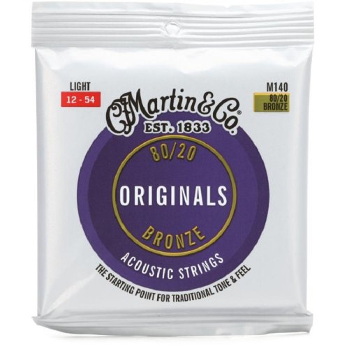 Струны для акустических гитар Originals Acoustic 80/20 Bronze Light (12-54)