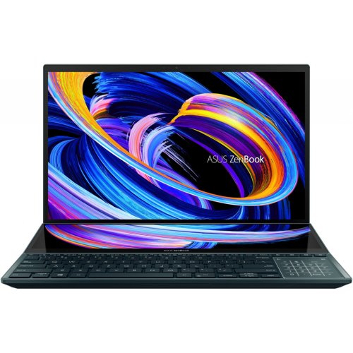 Ноутбук ZenBook Pro Duo UX582LR-H2026R 15.6UHD Touch OLED/Intel i7-10870H/32/1024F/NVD3070-8/W10P/Blue