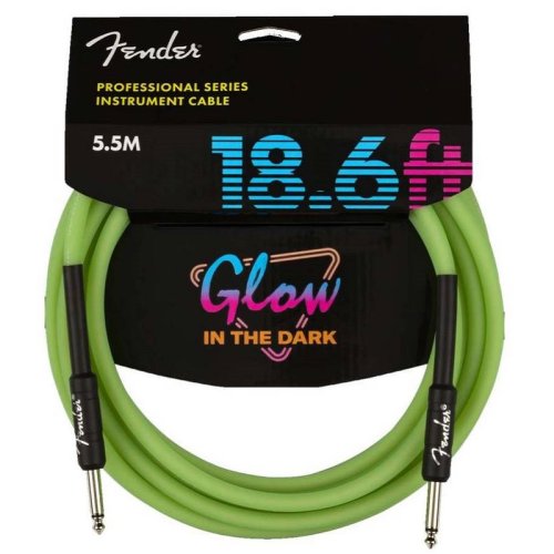 Інструментальний кабель CABLE PROFESSIONAL SERIES 18.6' GLOW IN DARK GREEN