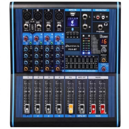 Мікшерний пульт EM-PX4BT Мікшерний пульт EM-PX4BT
