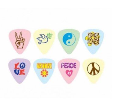 Медіатор PL-MD Peace & Love Medium / 72 шт.