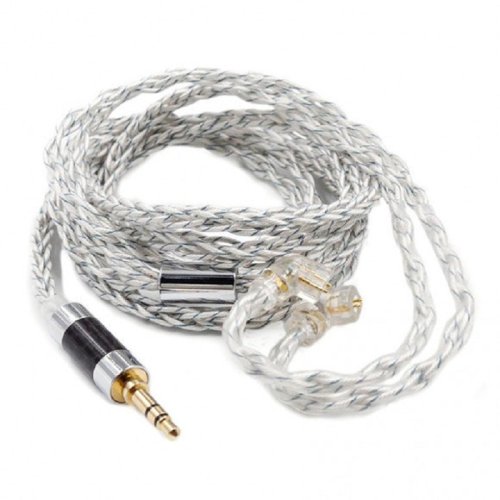 Кабель для навушників Silver&Blue Cable 2pin (C) 90-8