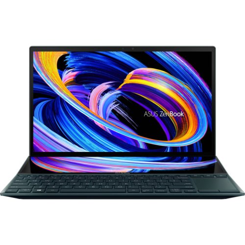 Ноутбук ZenBook Duo UX482EG-HY033T 14FHD Touch IPS/Intel i7-1165G7/32/1024F/NVD450-2/W10/Blue
