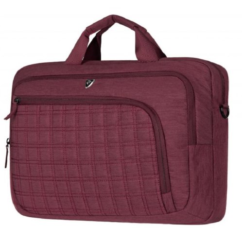 Сумка для ноутбука CrossSquares 16", бургунді