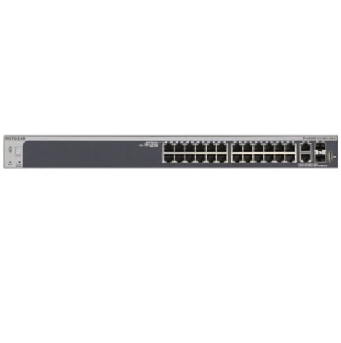Комутатор мережевий S3300-28X (GS728TX) 24x1GE, 2x10GE, 2xSFP+