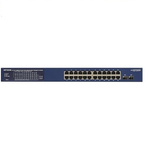 Комутатор мережевий GS724TPP 24x1GE PoE+(380W), 2xSFP