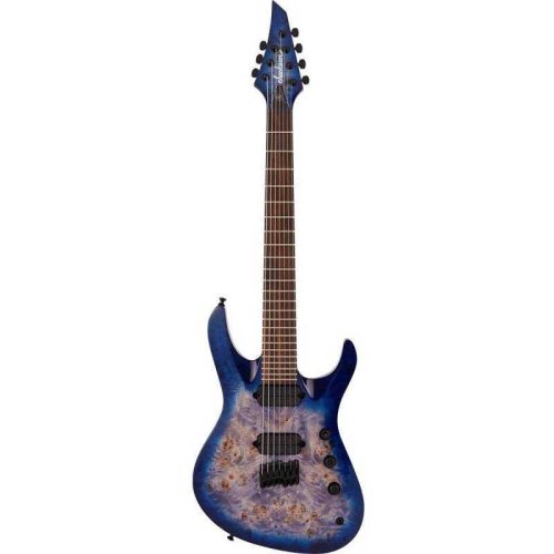 Електрогітара PRO SIGNATURE CHRIS BRODERICK SOLOIST HT7P GLOSS TRANSPARENT BLUE