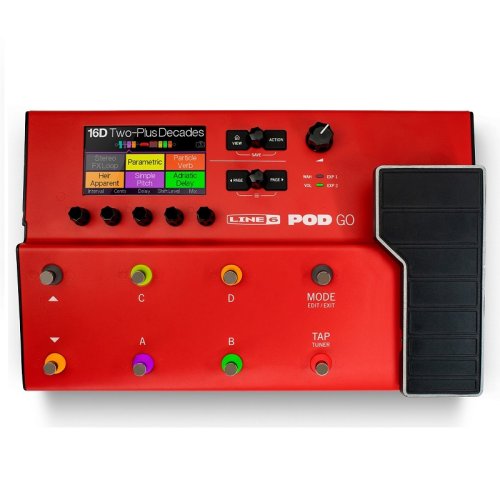 Процесор ефектів POD Go Limited Edition Red