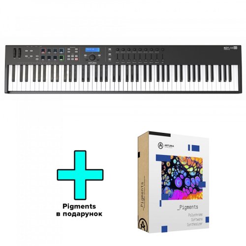 MIDI-клавиатура KeyLab Essential 88 Black Edition + Arturia Pigments