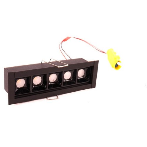 LED светильник GRILLE-5 BK