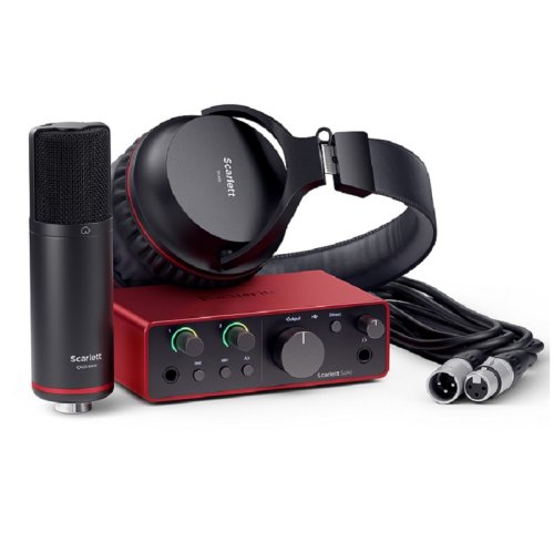 Студийный комплект для записи Scarlett Solo Studio 4th Gen Студийный комплект для записи Scarlett Solo Studio 4th Gen