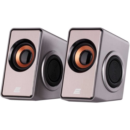 Акустична система PCS204, 2.0, USB, Silver