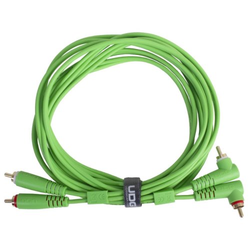 Кабель Set RCA Straight-RCA Angled Green 3m (U97005GR) Кабель Set RCA Straight-RCA Angled Green 3m (U97005GR)