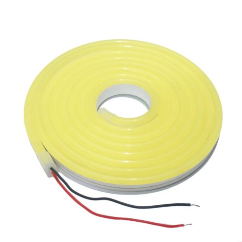 Светодиодный LED гибкий неон 8x16, IP68, 12V, Series "LF", Лимонно-желтый, PRO