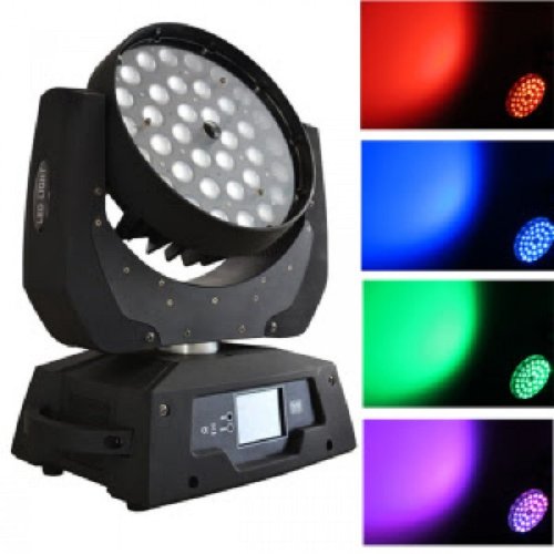 Светодиодная LED голова ST-3618 zoom RGBWA+UV 6 in 1