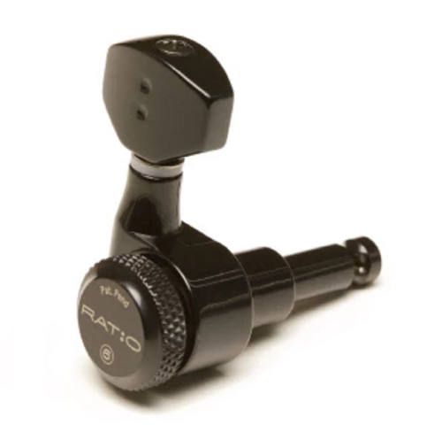 Колки для электрогитары PRL-8721-B0 Electric Locking 6 In-line C0ntemporary Mini Black 2 Pin Колки для электрогитары PRL-8721-B0 Electric Locking 6 In-line C0ntemporary Mini Black 2 Pin