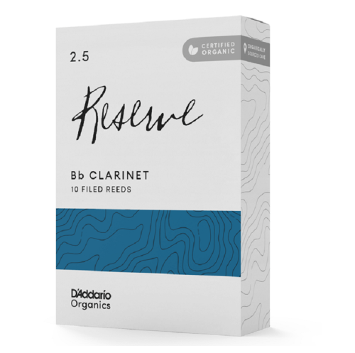 Трости для кларнету ORGANIC RESERVE BB CLARINET #2.5 - 10 PACK