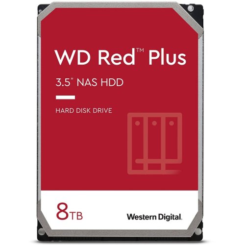 Жесткий диск 8TB 3.5" 5640 128MB SATA Red Plus NAS