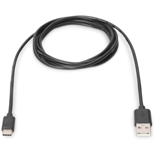 Кабель ASSMANN USB 2.0 (AM/Type-C) 1.8m, black