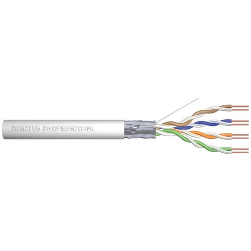 Кабель CAT 5e F-UTP, 100m, AWG 24/1, PVC, Grey