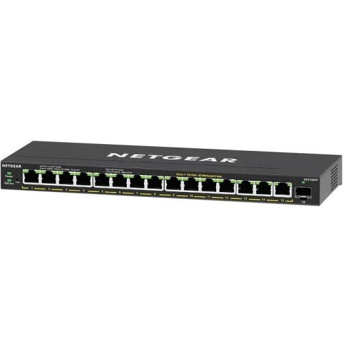 Комутатор GS316EPP 15x1GE PoE+(231Вт), 1xSFP