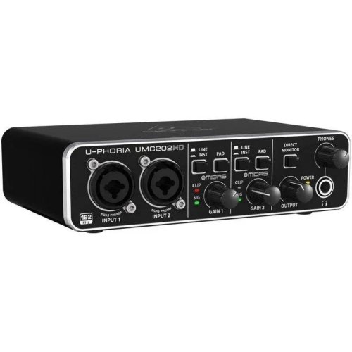 Аудіоінтерфейс BEHRINGER UMC202HD