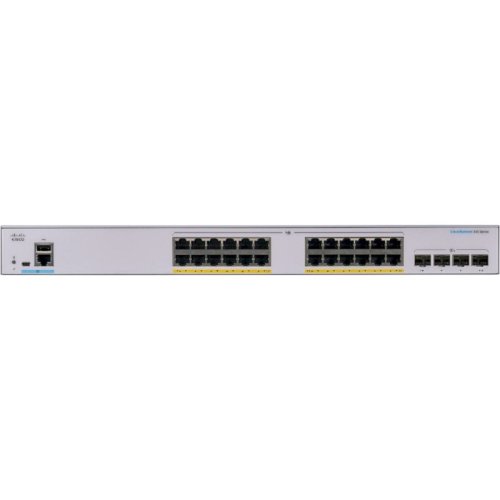 Комутатор CBS350 24xGE, PoE, 4x10G SFP+, Managed