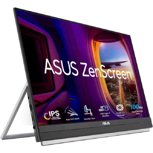 Монитор 21.5" ZenScreen MB229CF HDMI, USB-C, MM, IPS, 100Hz, AdaptiveSync, C-Clamp Arm
