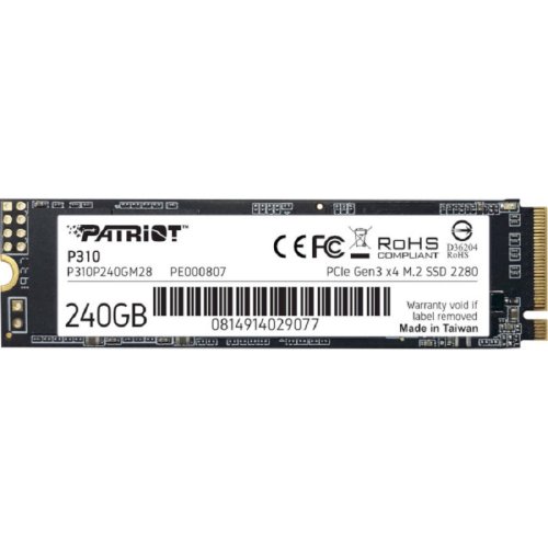 SSD накопитель M.2  240GB PCIe 3.0 P310