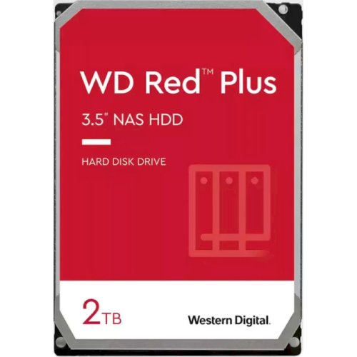 Жорсткий диск 2TB 3.5" 5400 64MB SATA Red Plus NAS