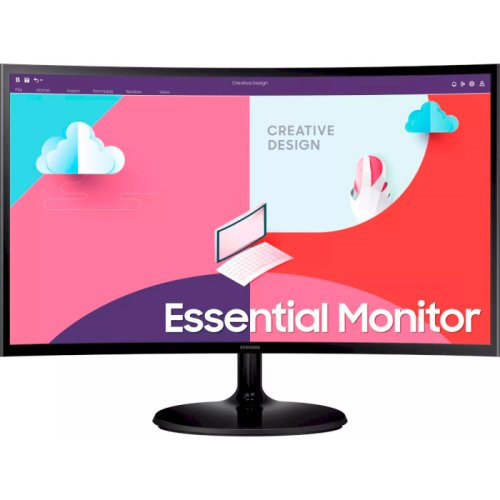 Монитор 23.8" S24C360E D-Sub, HDMI, VA, 75Hz, 4ms, CURVED