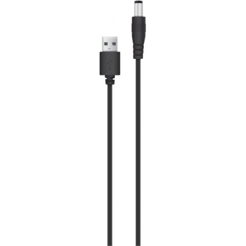 Кабель живлення USB-A - DC 5,5х2,5 мм, 5V/1,5A