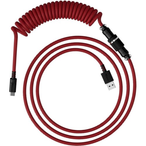 Кабель USB-A - Type-C 1.37м Red/Black