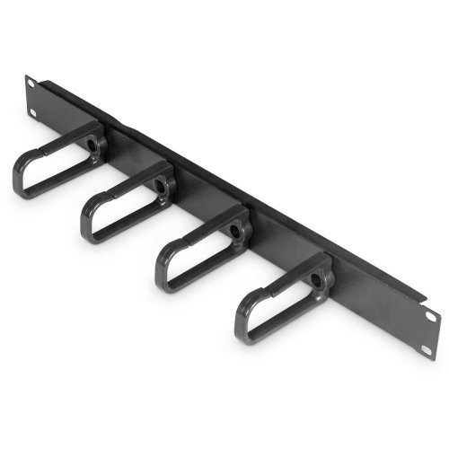 Кабельний організатор 19 1U, 4xRings 44x97mm, RAL 9005