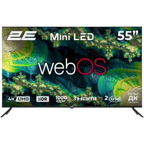 Телевизор 55" MiniLED 4K 60Hz Smart WebOS Black