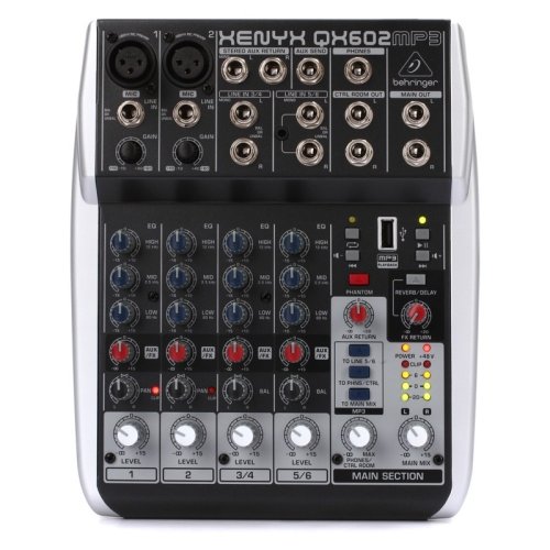 Мікшерний пульт QX602MP3-EU
